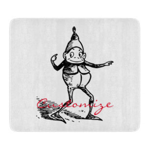 Winter Holiday Elf Gnome Thunder_Cove Cutting Board