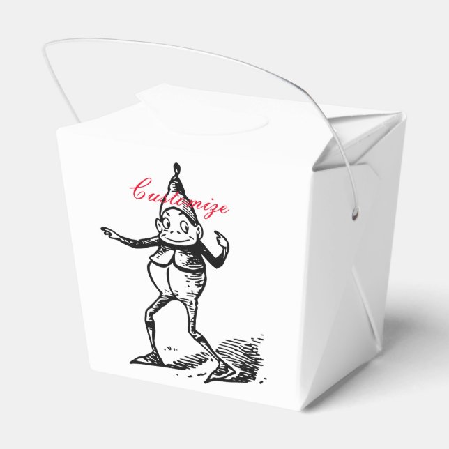 Winter Holiday Elf Gnome Thunder_Cove Favour Box (Back Side)