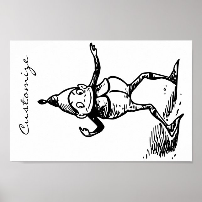 Winter Holiday Elf Gnome Thunder_Cove Poster (Front)