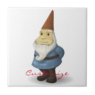 Winter Holiday Gnome Thunder_Cove Ceramic Tile