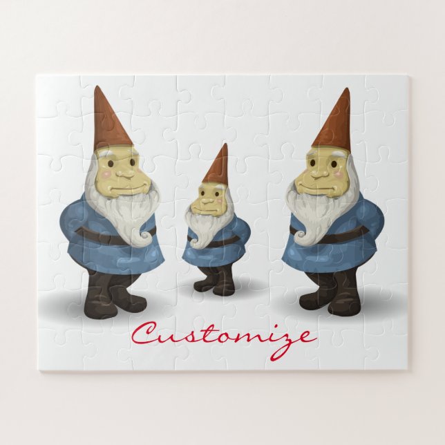 Winter Holiday Gnome Thunder_Cove Jigsaw Puzzle (Horizontal)