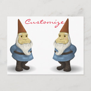 Winter Holiday Gnome Thunder_Cove Postcard