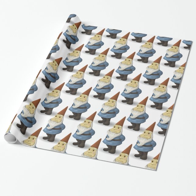 Winter Holiday Gnome Thunder_Cove Wrapping Paper (Unrolled)