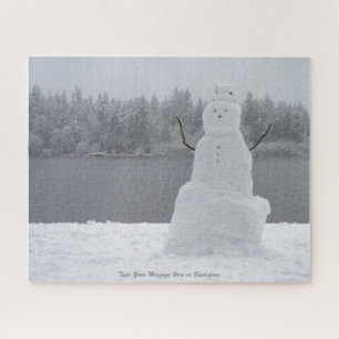 Winter Holiday Puzzle Winter Landscape Art Puzzle