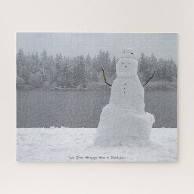 Winter Holiday Puzzle Winter Landscape Art Puzzle (Horizontal)