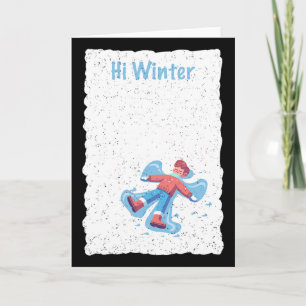 Winter Holiday Ski Christmas Ski X-mas Skiing Skie Card