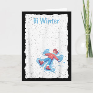 Winter Holiday Ski Christmas Ski X-mas Skiing Skie Card