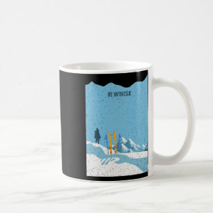 Winter Holiday Ski Christmas Ski X-mas Skiing Skie Coffee Mug