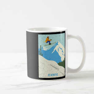 Winter Holiday Ski Christmas X-mas Skiing Skier Coffee Mug