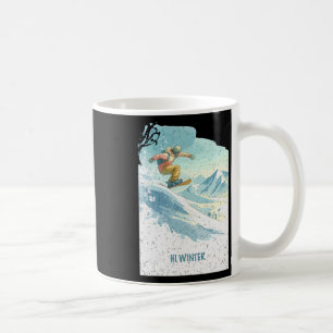 Winter Holiday Snowboarding Christmas Xmas Snowboa Coffee Mug