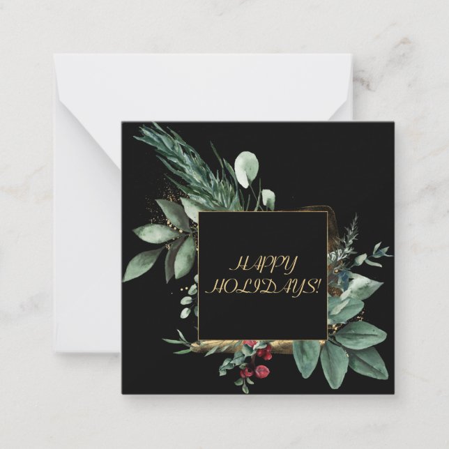 Winter holidays card (Front)