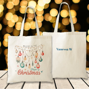 Winter Holidays Christmas Magic Tote Bag