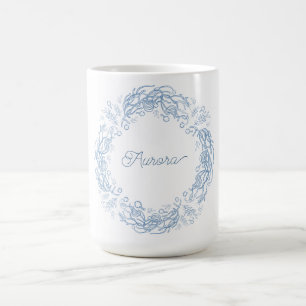 Winter Holidays Fresh Frosty Botanical Vibe. Coffee Mug