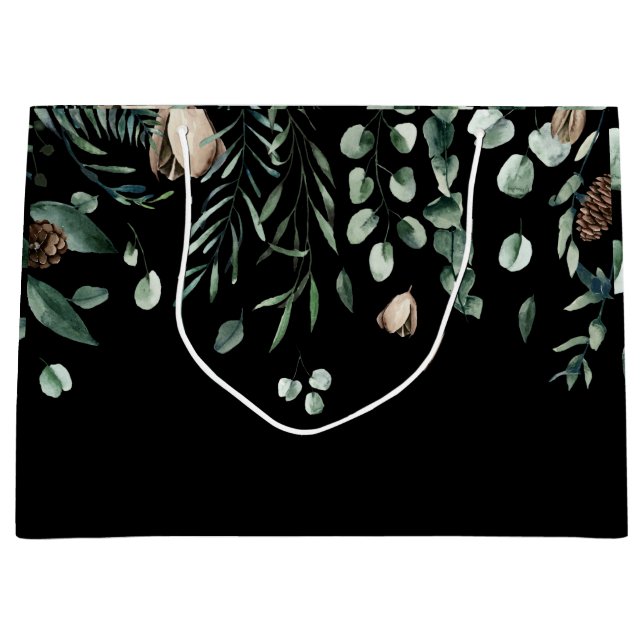 Winter holidays large gift bag (Front)