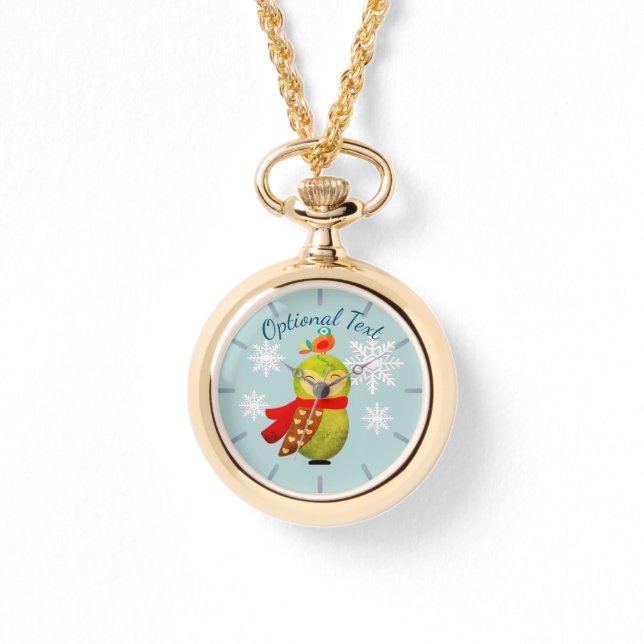 Winter Holidays Owl Watch (Front)