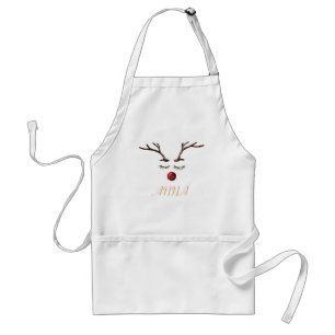 Winter holidays Rudolph Standard Apron