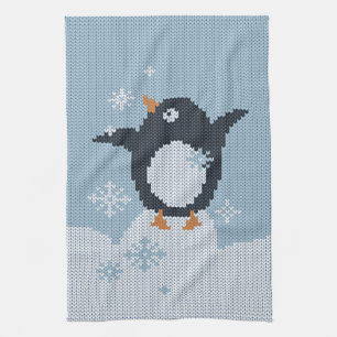 Winter Holidays Tea Towel