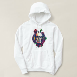 Winter hoodie with a stylish and mysterious design