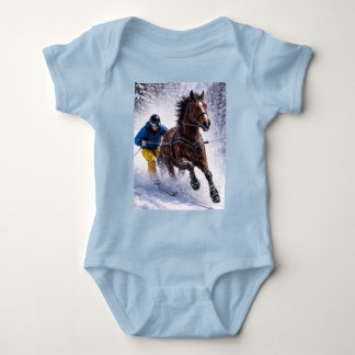 Winter Horse Baby Clothes | Bodysuits