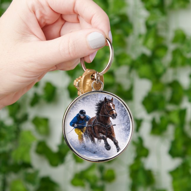   Winter Horse Keychains & Lanyards (Hand)