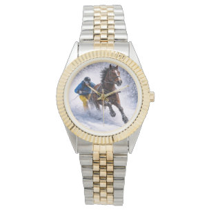 Winter Horse Mouse Pads Watch