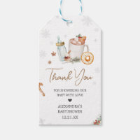 Winter Hot Cocoa Baby Its Cold Outside Favour Tags