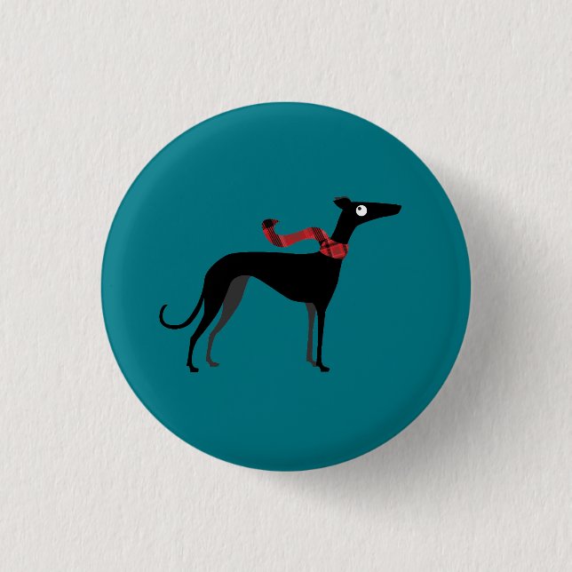 Winter Hound 3 Cm Round Badge (Front)