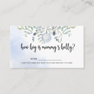 Winter how big is mummy's belly enclosure card