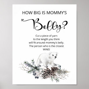 Winter how big is mummy's belly game poster