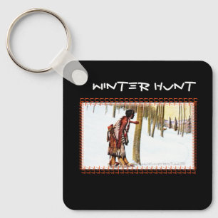"Winter Hunt" Key Ring