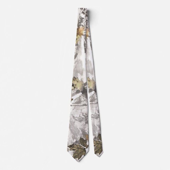 Winter Hunting Camouflage Look Tie (Front)