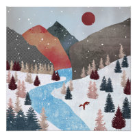 Winter Hunting Fox
