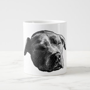 Winter Hush, Gentle Heart Large Coffee Mug