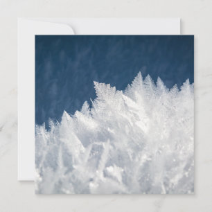 Winter Ice Crystals Card