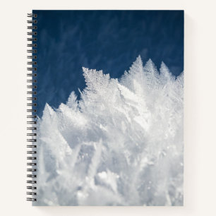 Winter Ice Crystals Notebook