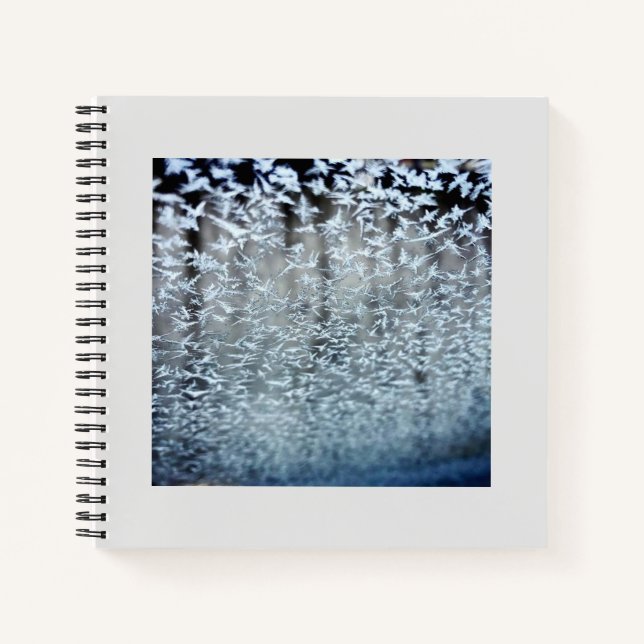 Winter Icicles Notebook (Front)