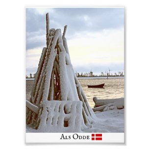 Winter in Als Odde/Denmark Photo Print! Print