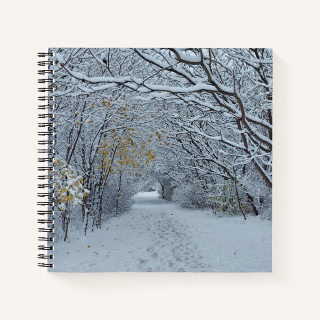 Winter in Canada Notebook (Front)