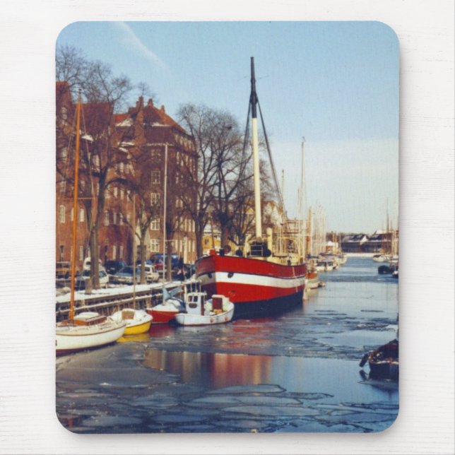 Winter in Copenhagen Mousepad (Front)