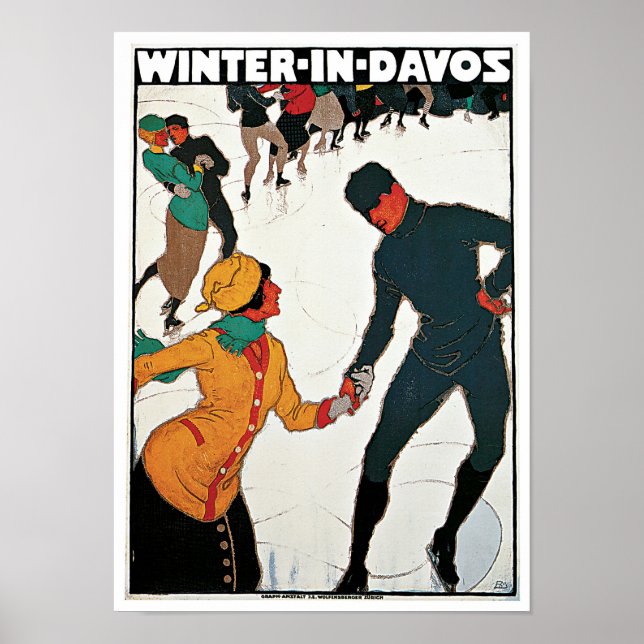 Winter in Davos Poster (Front)