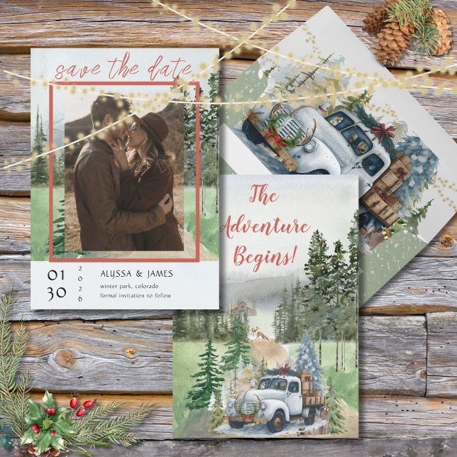 Winter in Evergreen Woods Save the Date (Creator Uploaded)