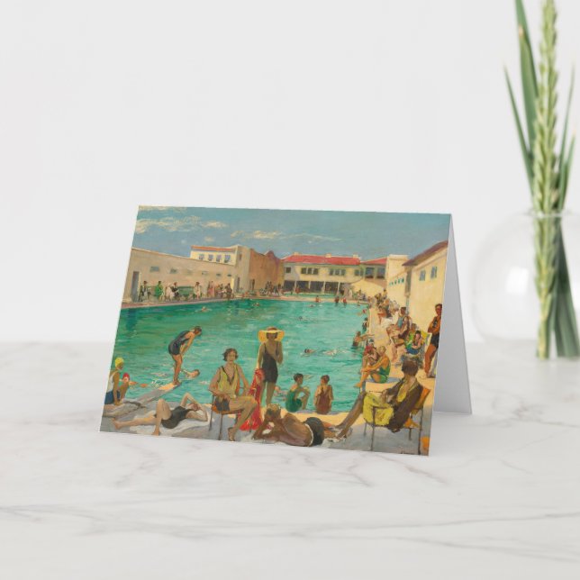 Winter In Florida | Sir John Lavery Card (Front)