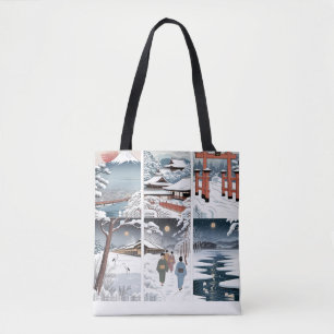 Winter in Japan Shirt Tote Bag