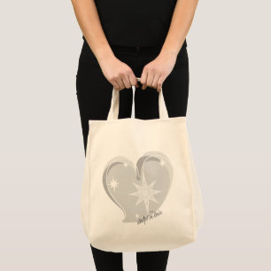 winter in love-Signature-Silver Tote Bag