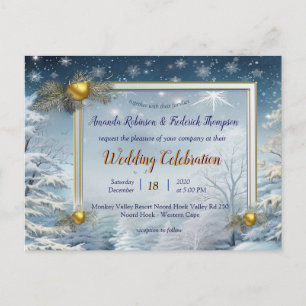 WINTER  in Magical Wonderland Postcard