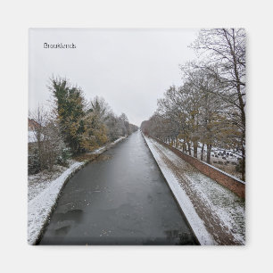 Winter in Manchester Magnet