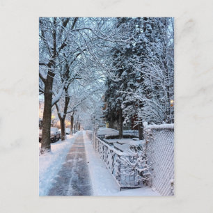 Winter in Montreal Postcard