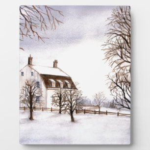 Winter in New England Plaque