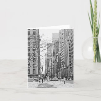 Winter in New York Notecard