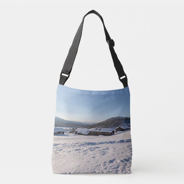 Winter in Norway Crossbody Bag (Front)